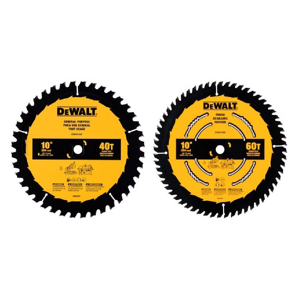 DeWalt DWA110CMB Circular Saw Blade, 40/60 Teeth
