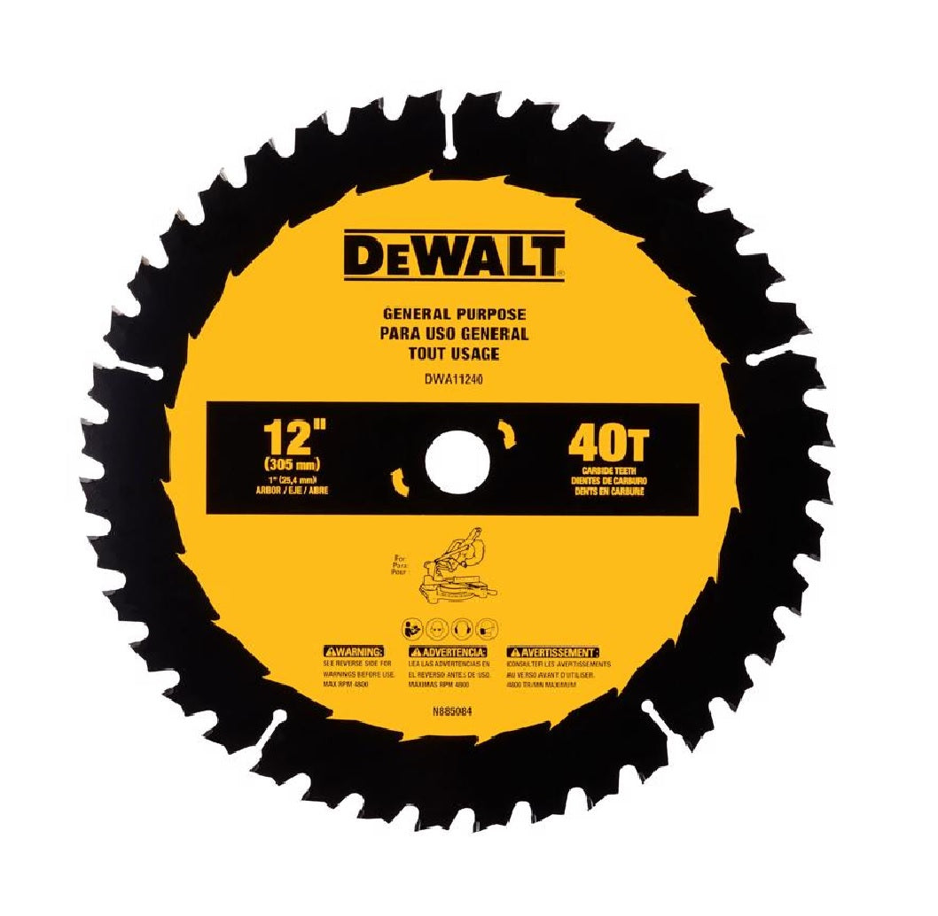 DeWalt DWA11240 Circular Saw Blade, 40 Teeth