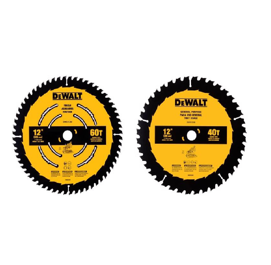 DeWalt DWA112CMB Circular Saw Blade, 40/60 Teeth