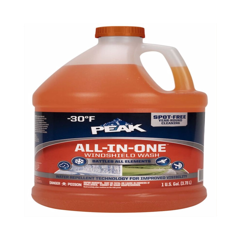 Peak PKN0D3 Windshield Cleaner/De-Icer, 1 gallon