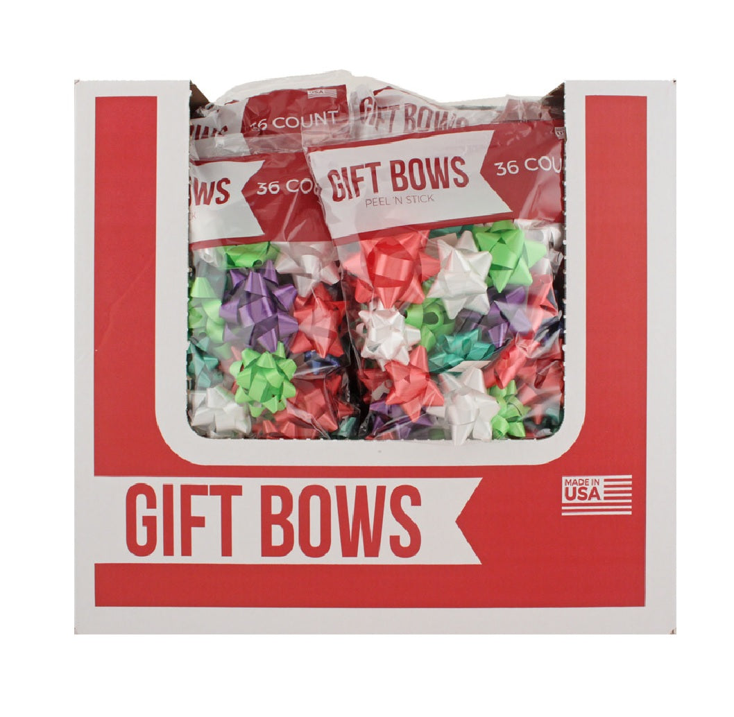 Santas Forest 68101 Christmas Gift Bow, Assorted Color