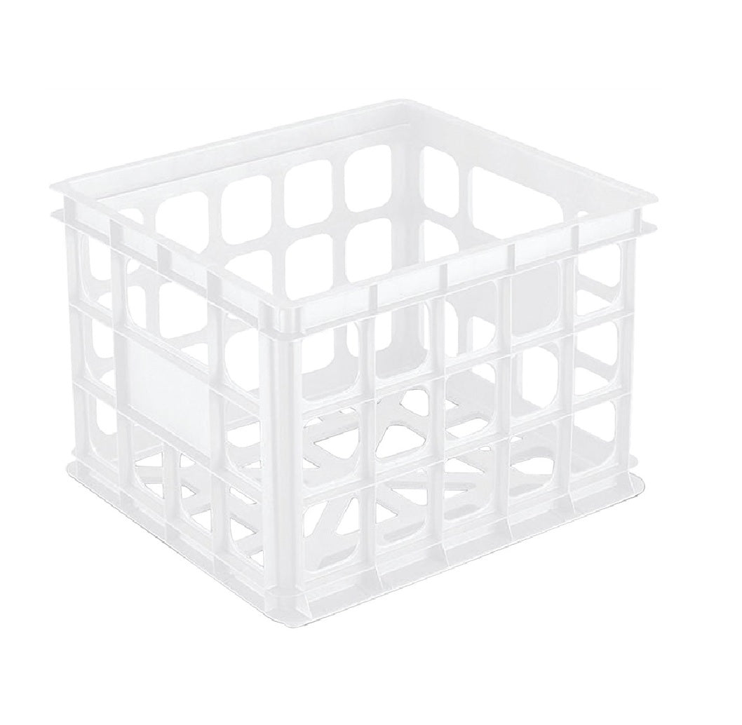 Sterilite 16928006 Stackable Storage Crate, Plastic