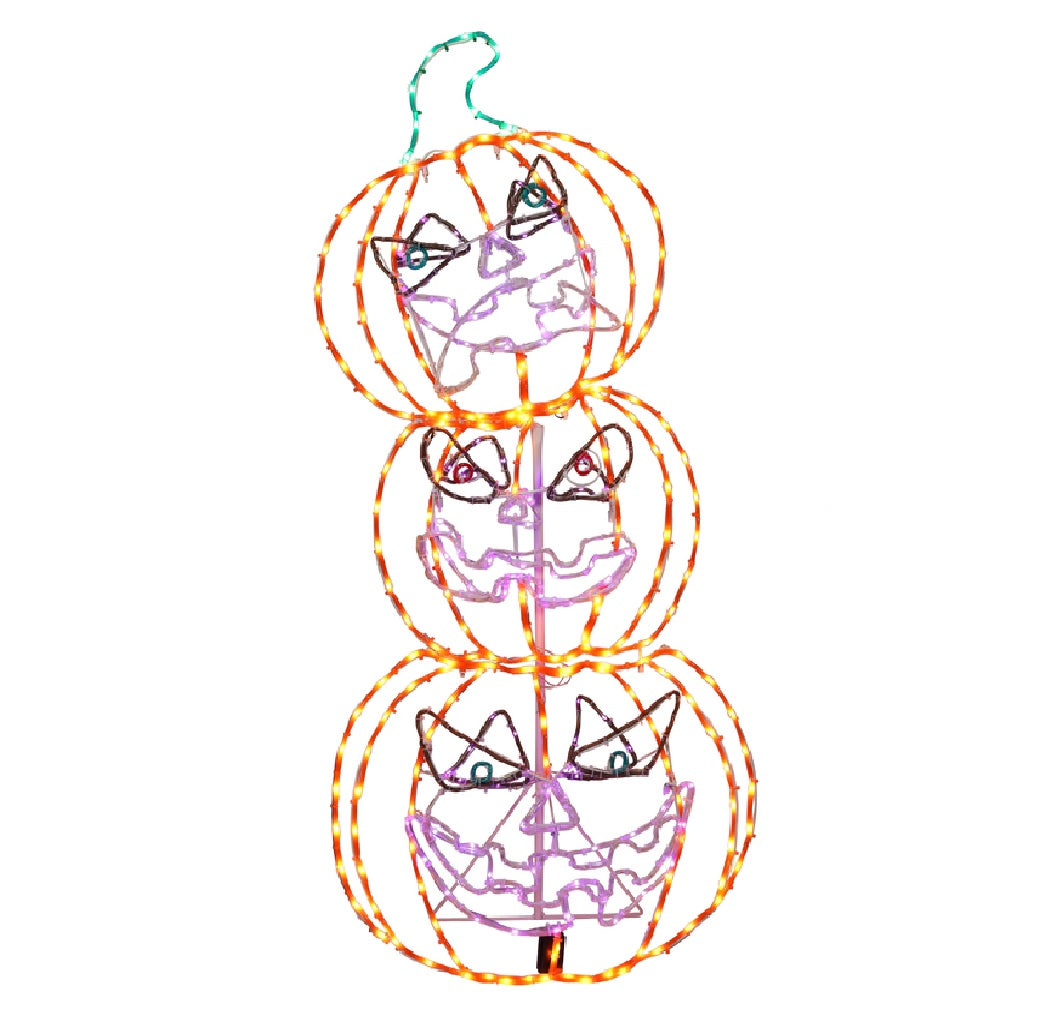 Celebrations 315-YD1502L Halloween LED Pumpkin JOL Yard Decor