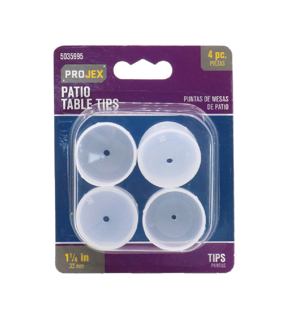 Projex 3039/ACE Round Patio Table Tips, Plastic