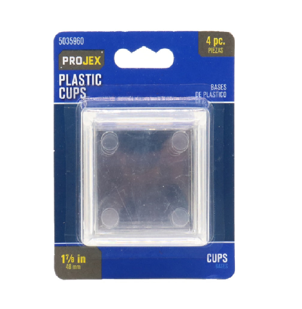 Projex 9089/ACE Square Caster Cup, Plastic