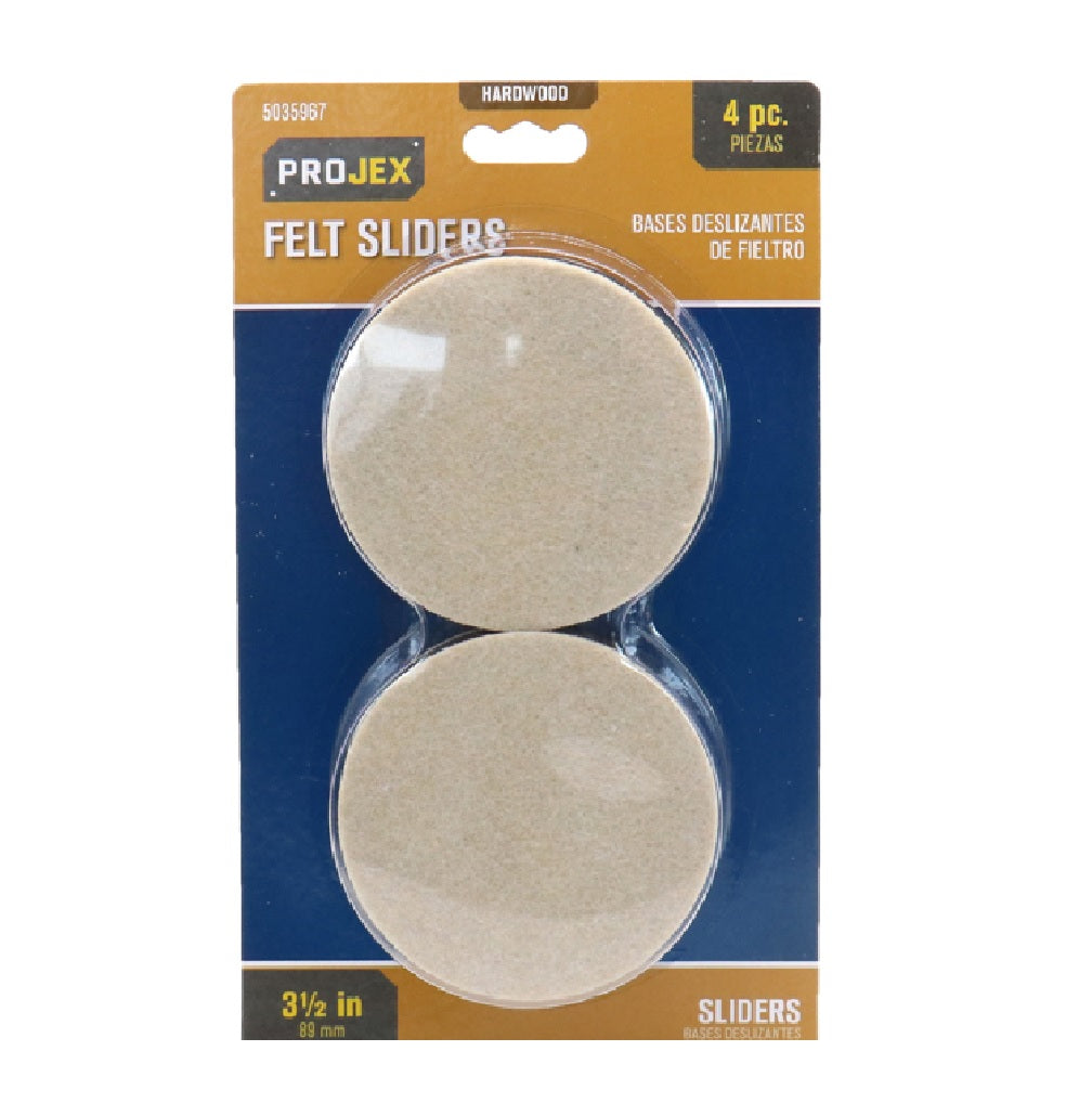 Projex 5426440/ACE Adhesive Round Chair Glide, Felt