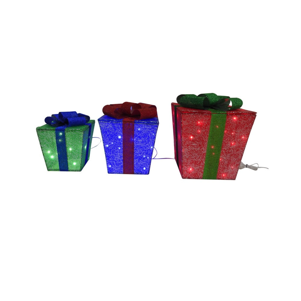 Santas Forest 62606 Christmas Gift Box Set, 60 Lights