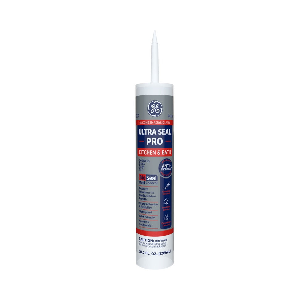 GE 2733637 Cartridge Ultra-Seal Pro Caulk, Clear, 10.1 oz