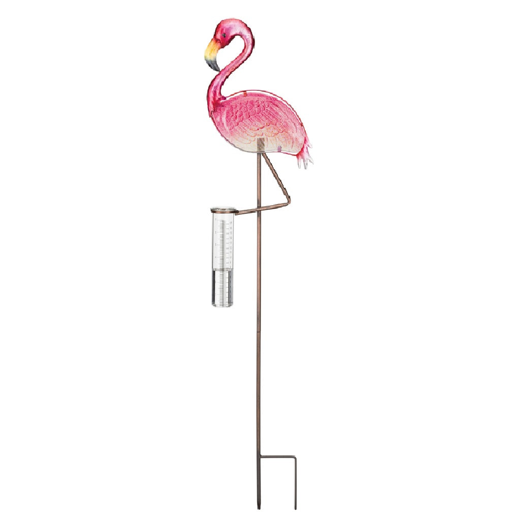 Regal Art & Gift 12636 Flamingo Rain Gauge Garden Stake