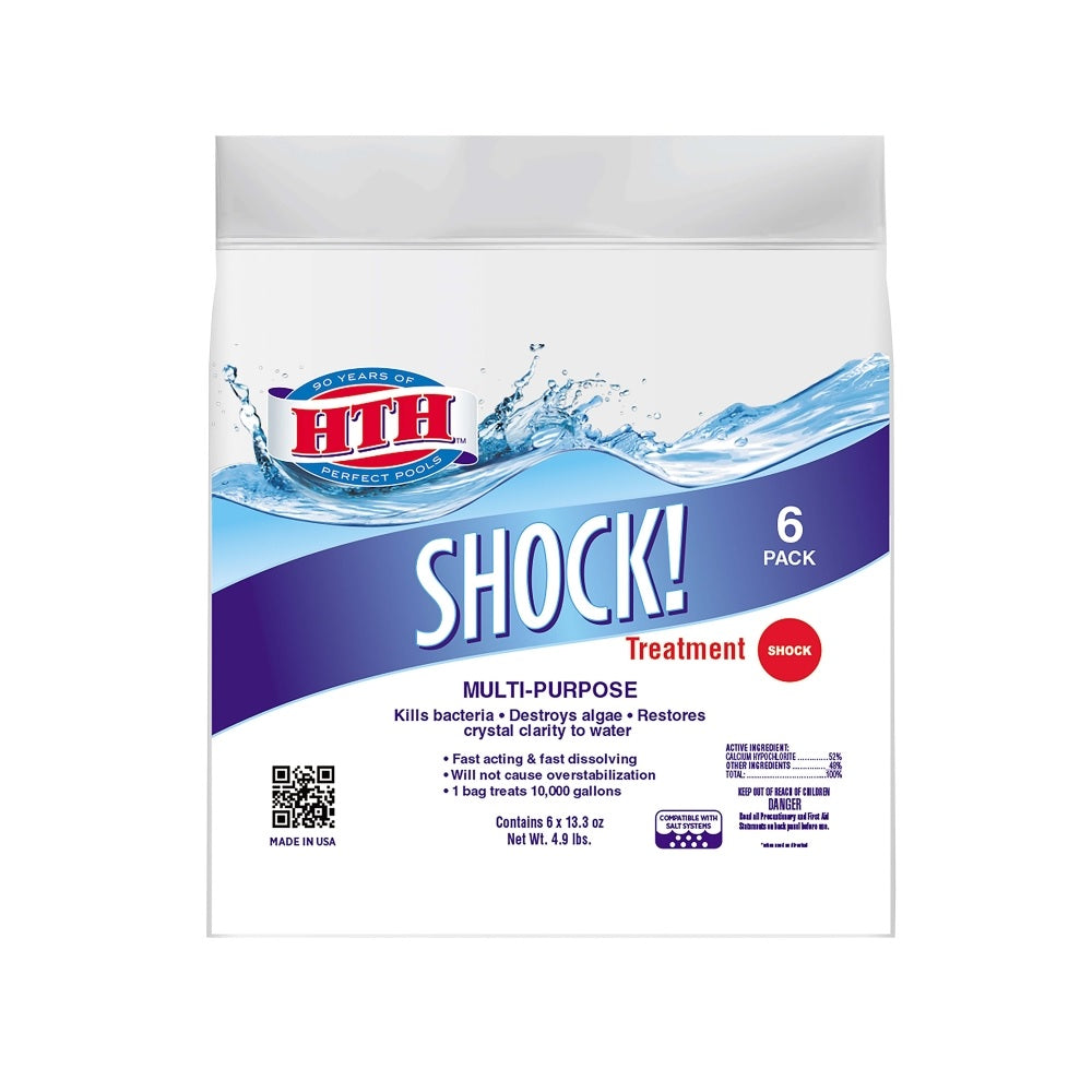 HTH 52030 Pool Granular Shock, White, 13.3 oz