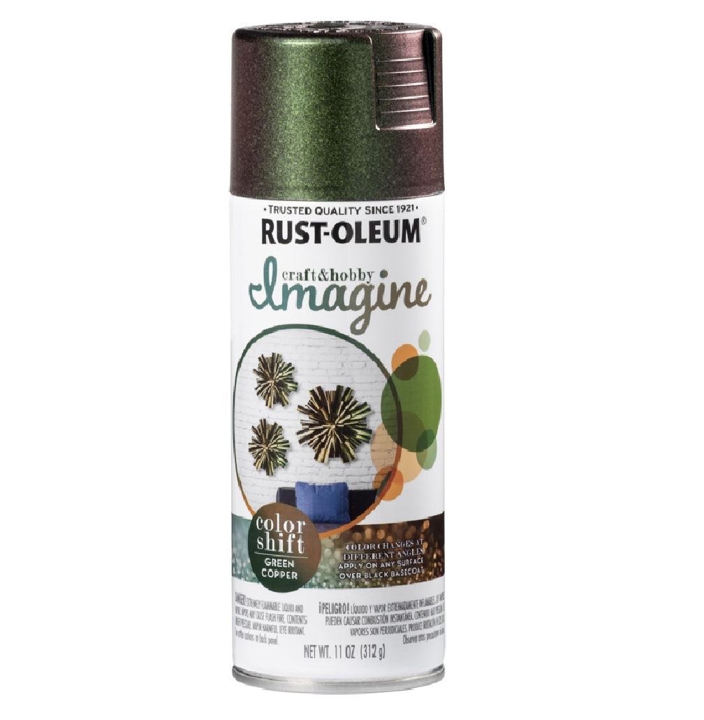 Rust-Oleum 345661 Imagine Spray Paint, Green Copper