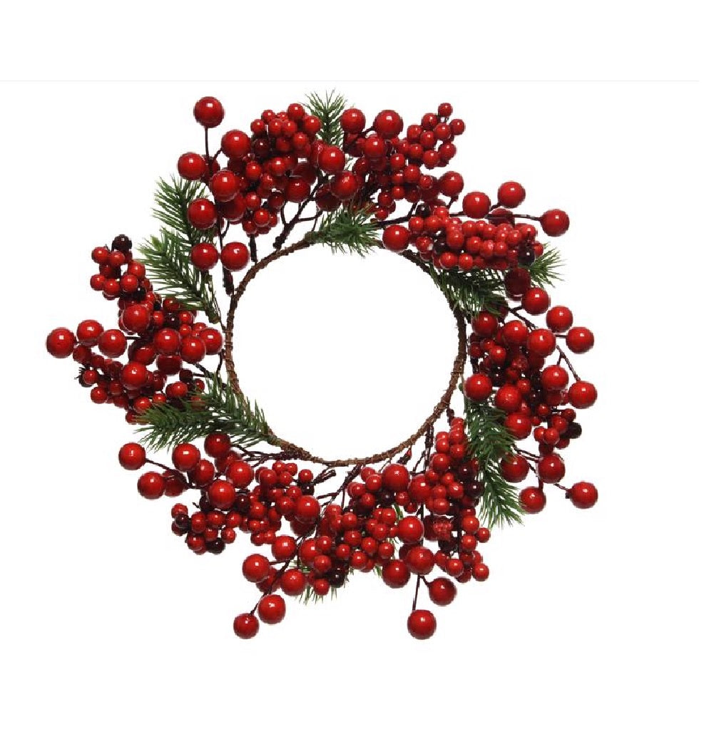 Everlands 620155 Decorated Wreath, Grapevine/Plastic