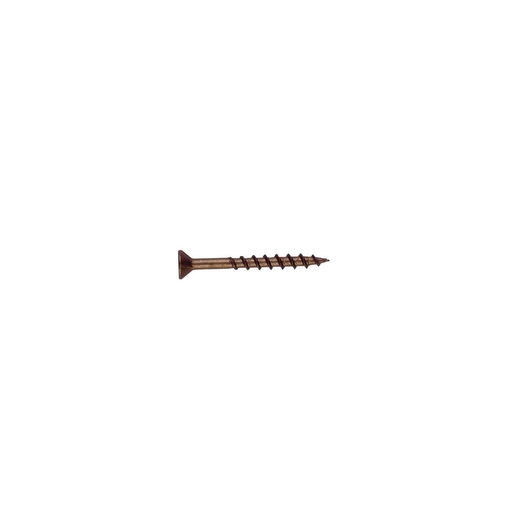 Grip-Rite 2GS1 Phillips Yellow Zinc Wood Screws, Steel, 1 lb
