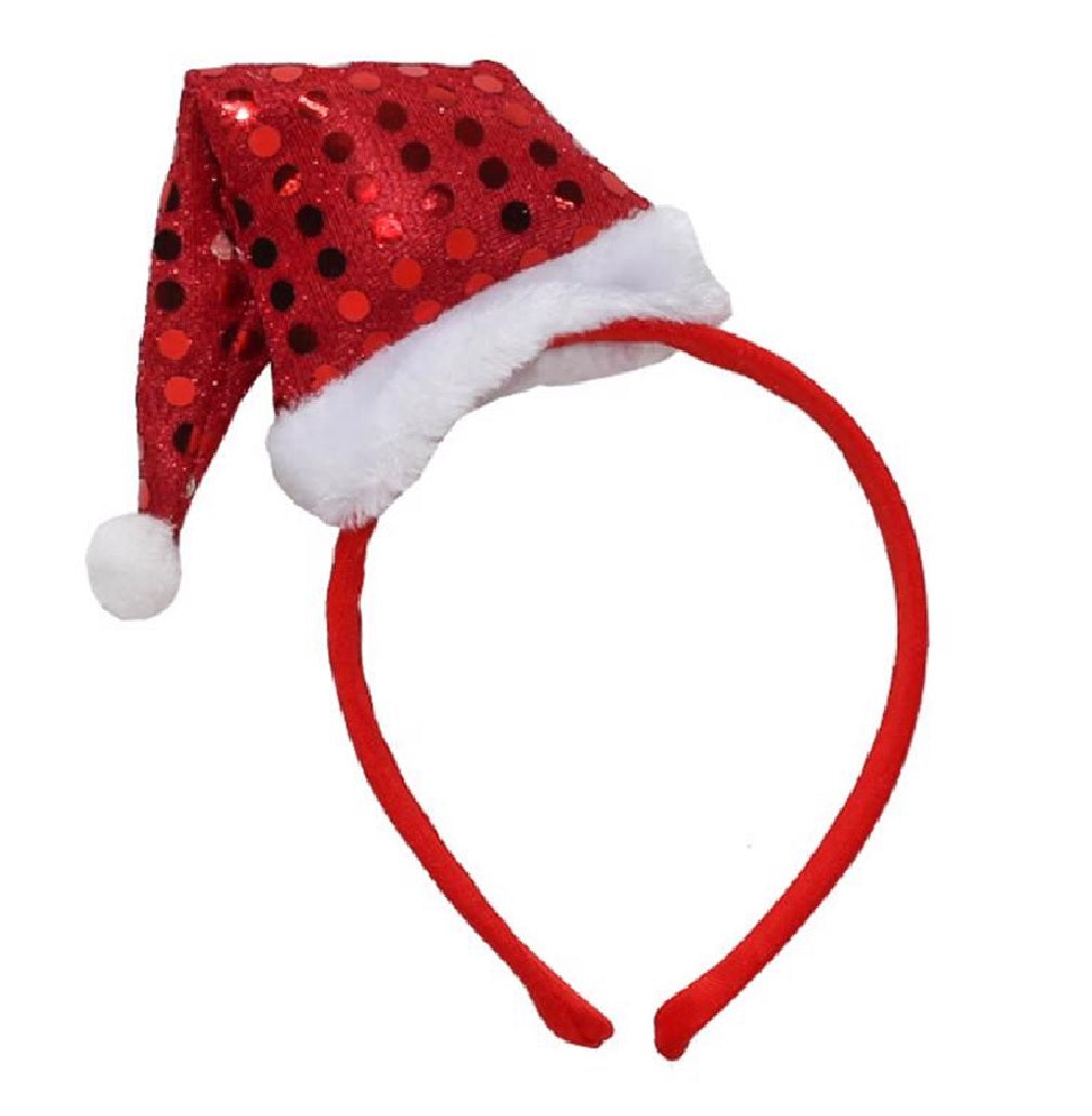 Dyno 0409387-1 Santa Hat Mini Headband, Polyester