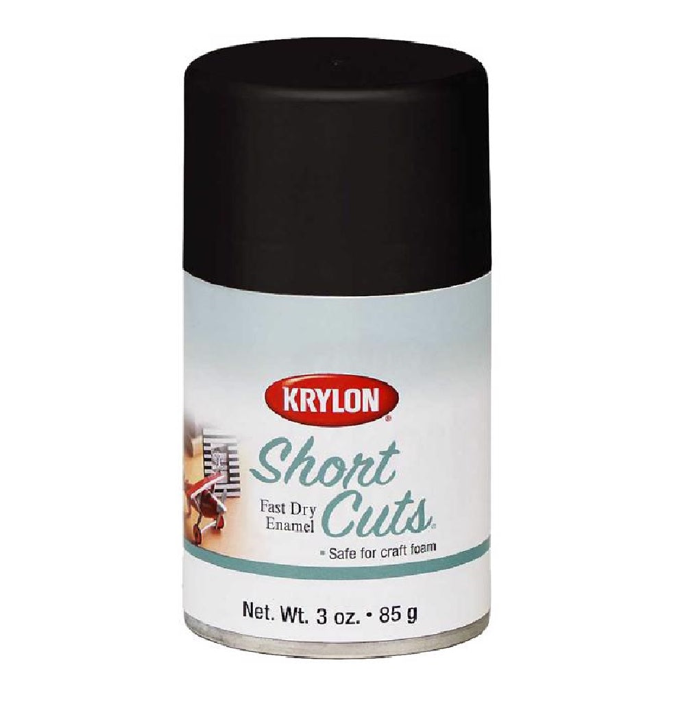 Krylon KSCS056 Short Cuts Flat Craft Spray Paint