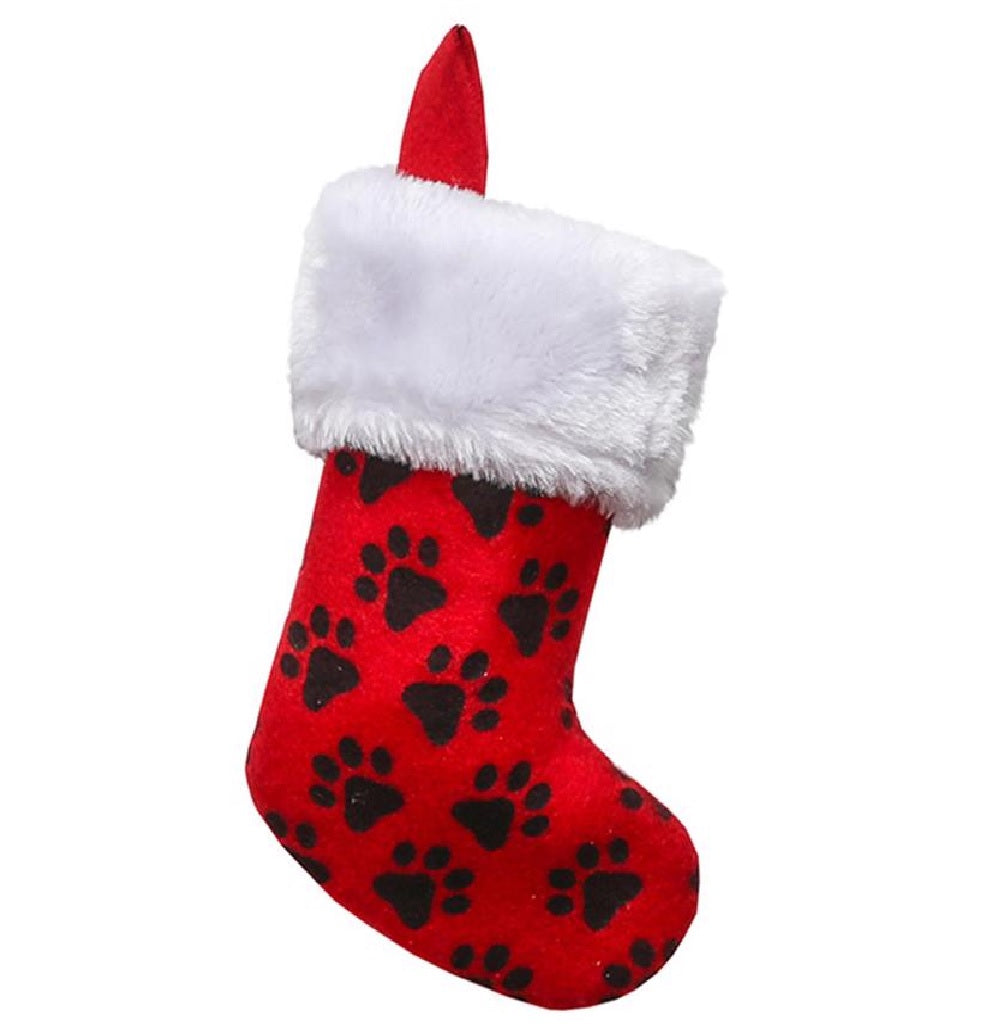 Dyno 1079294-1 Fleece Paw Print Indoor Christmas Decor