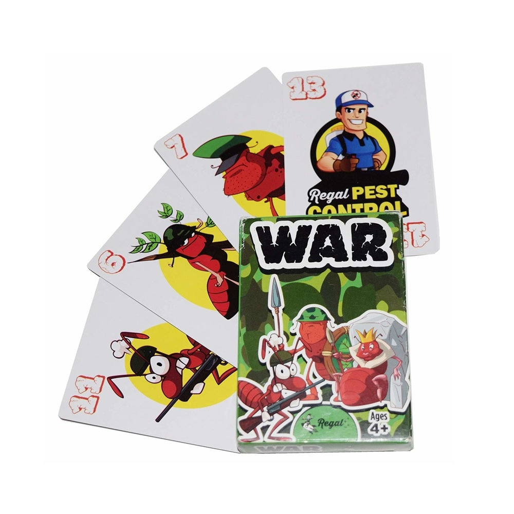 Regal 263 War Card Game, 4 Inch X 2.75 Inch, Multicolored