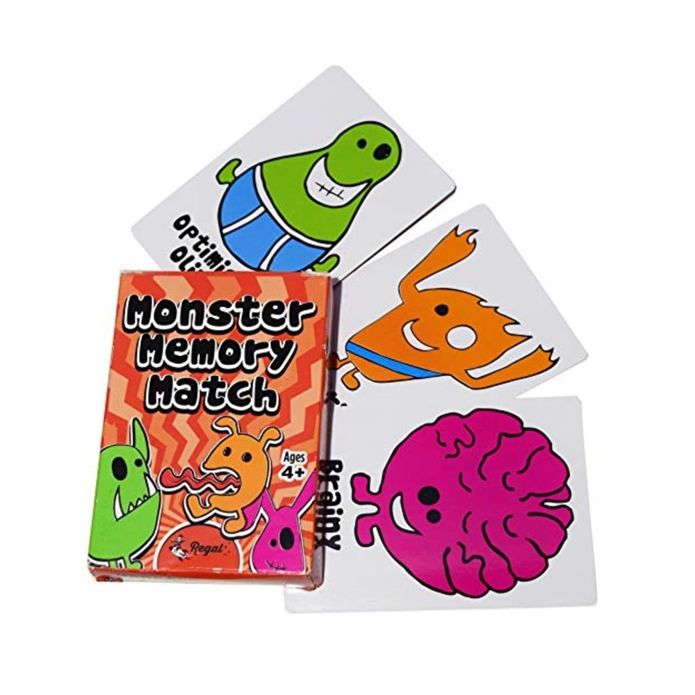 Regal 265 Memory Match Children Card Game, Multicolored