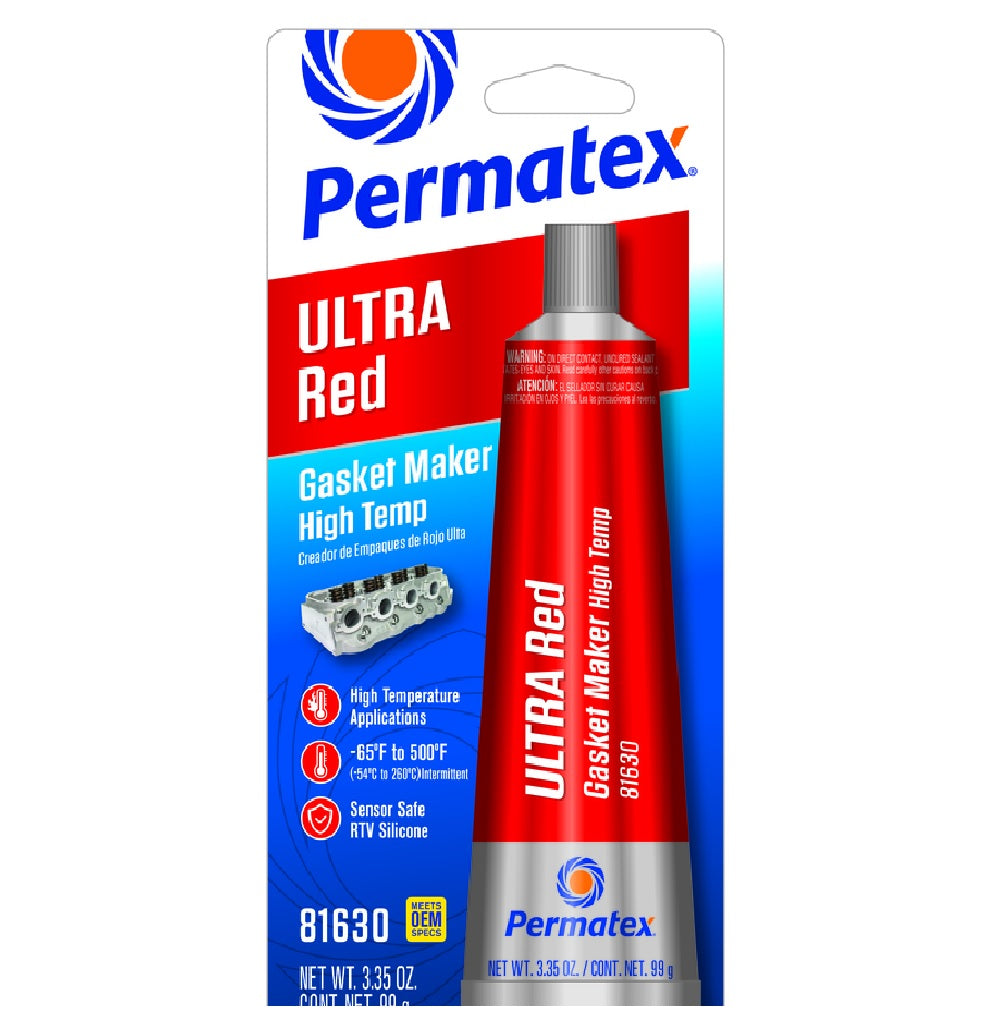 Permatex 81630 Ultra Red High Temperature Gasket Maker