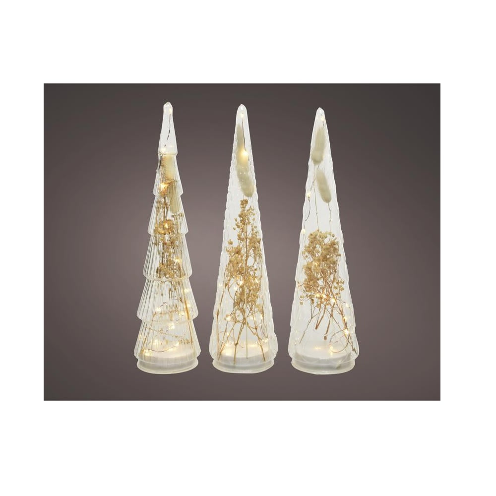 Lumineo 486150 LED Christmas Tree Tabletop Decor, Warm white