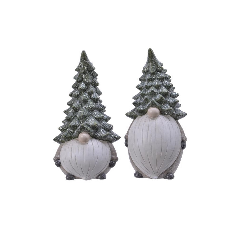 Decoris 530542 Terracotta Gnome Christmas Decor, 11.4 Inch, Multicolored