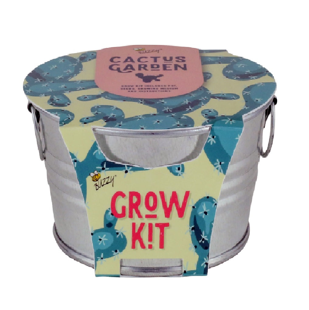 Buzzy 96362 Cactus Garden Grow Kit, Mini