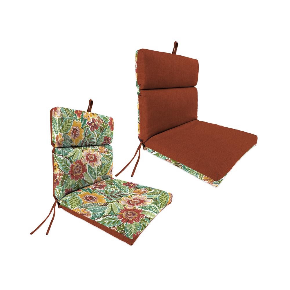 Jordan WL9702-960/31D French Edge Chair Cushion, Polyester, Brown