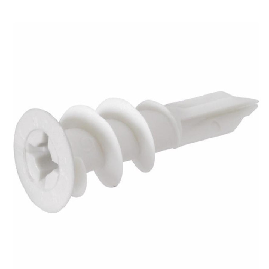 Hillman 376648 Ribbed Head Drywall Anchors, Nylon