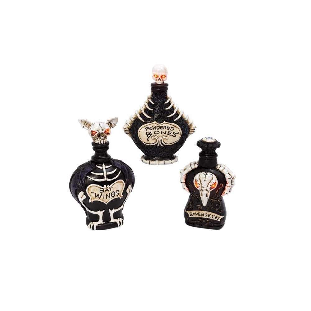 Gerson 2541360 Halloween Lighted Potion Bottle, 7.75 Inch