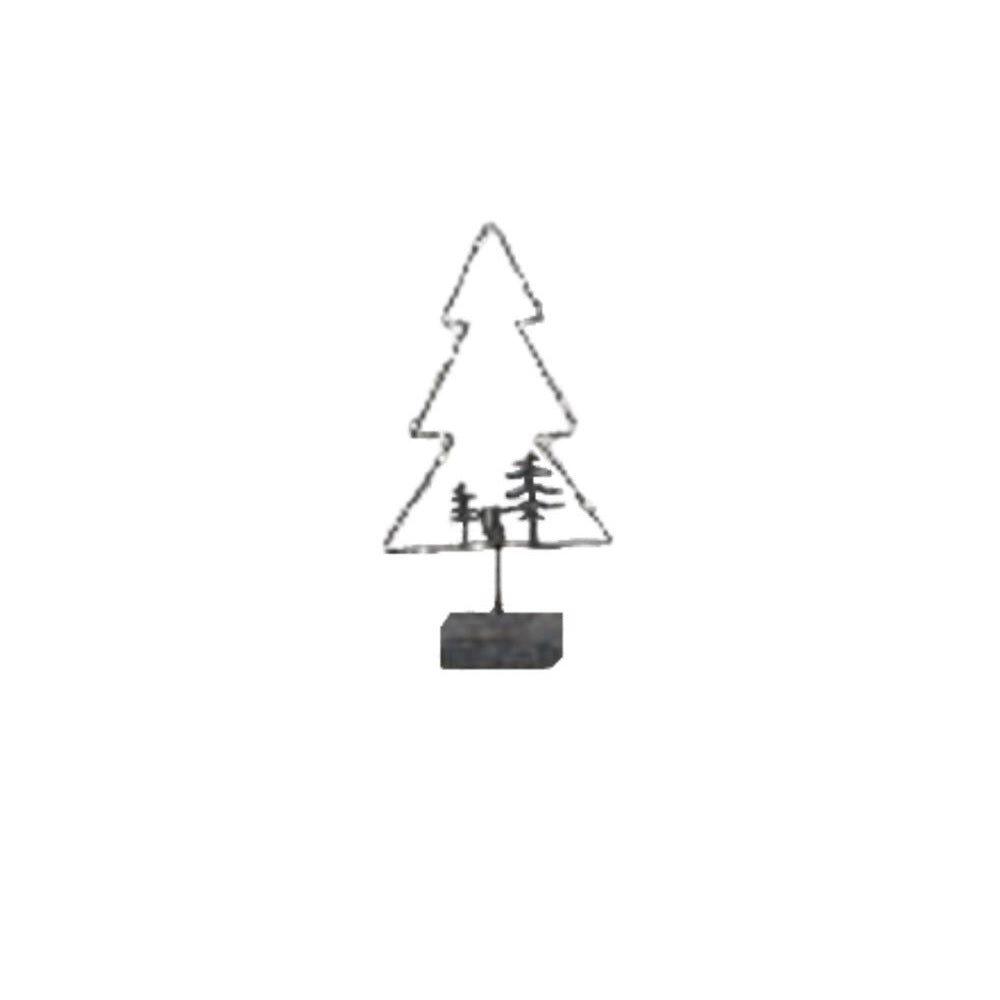 Gerson 2621040AH Christmas LED Frame Tree, Black