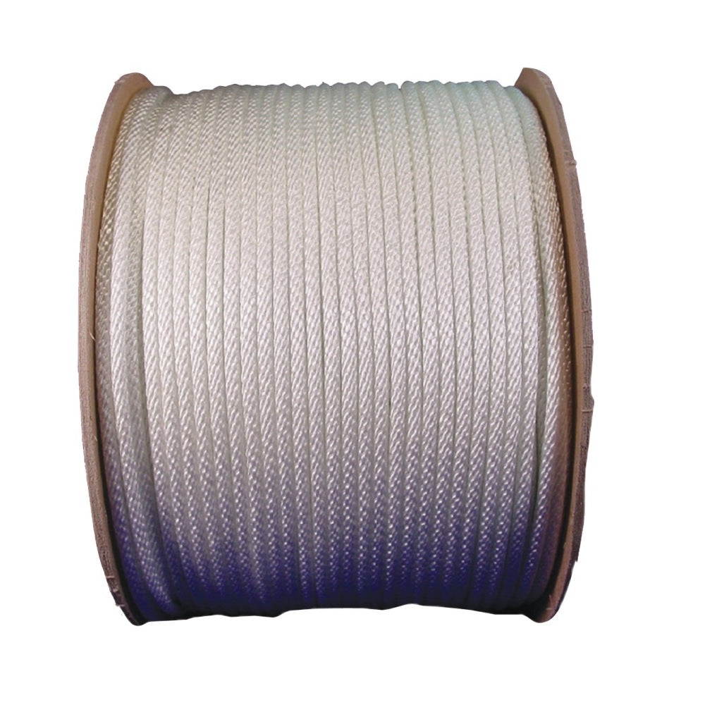 Wellington 5220845/10131 Spool Nylon Rope, White, 1000 Feet