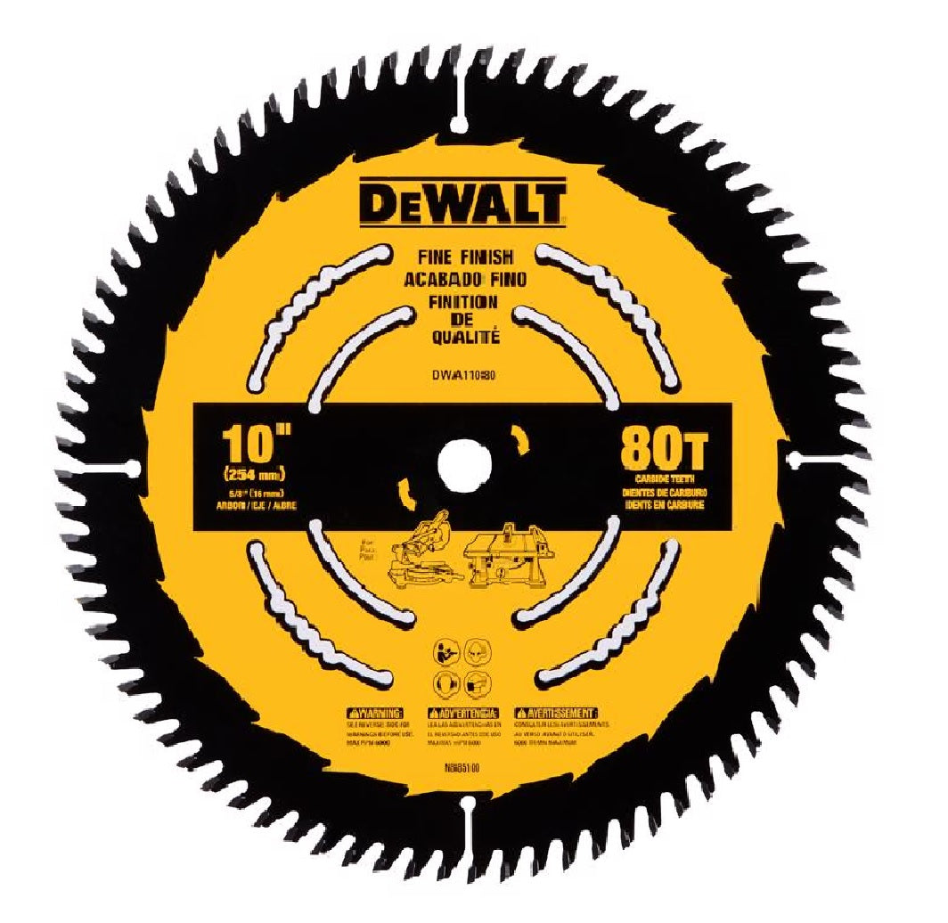 DeWalt DWA11080 Circular Saw Blade, Carbide Tipped