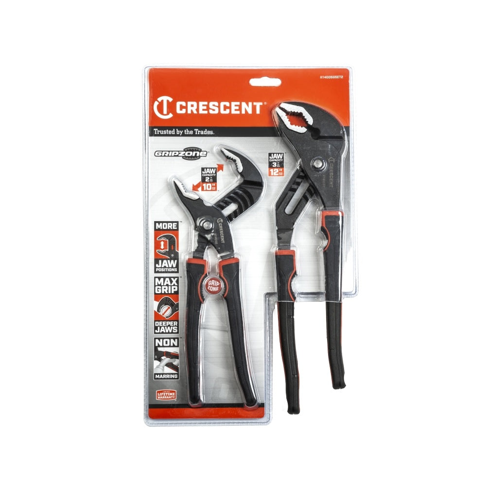 Crescent RT400SGSET2-05 Tongue and Groove Plier Set, 10 inch X 12 inch