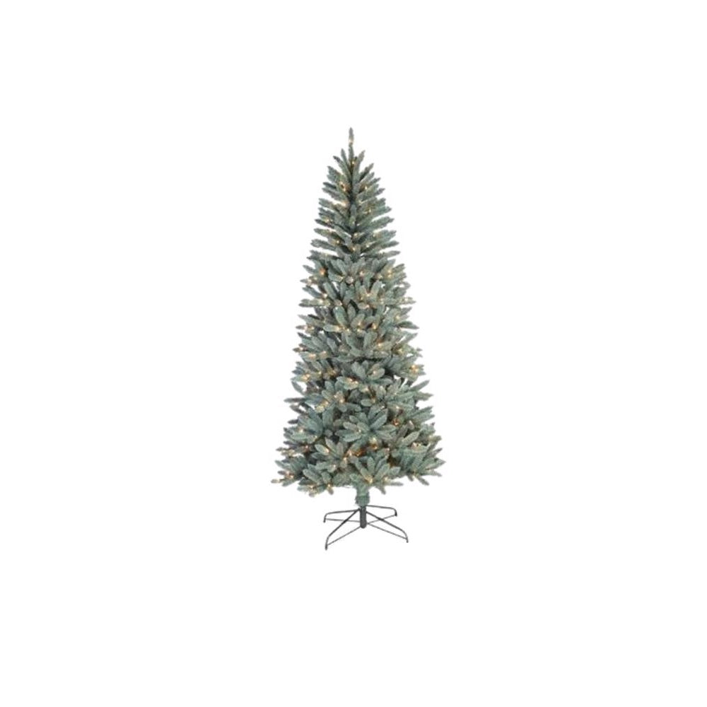 Celebrations T70-793-LEDW Blue Spruce Christmas Tree, 7 Feet