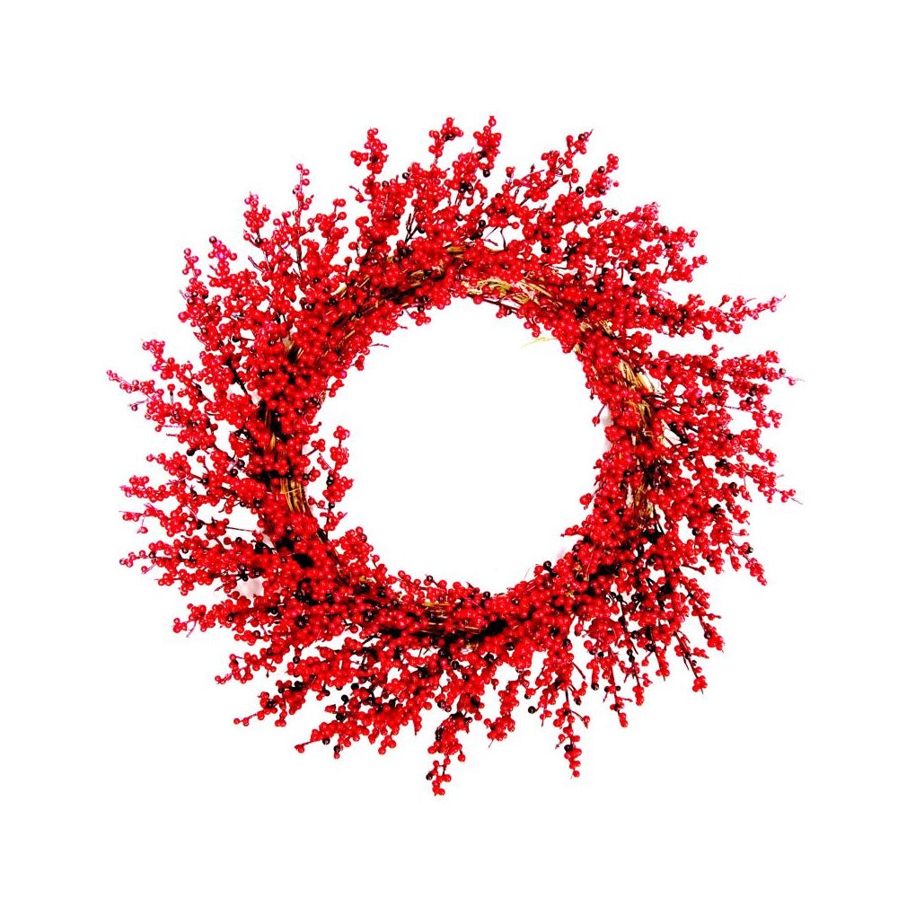 Celebrations B-21035B Christmas Cranberry Wreath, 22 Inch
