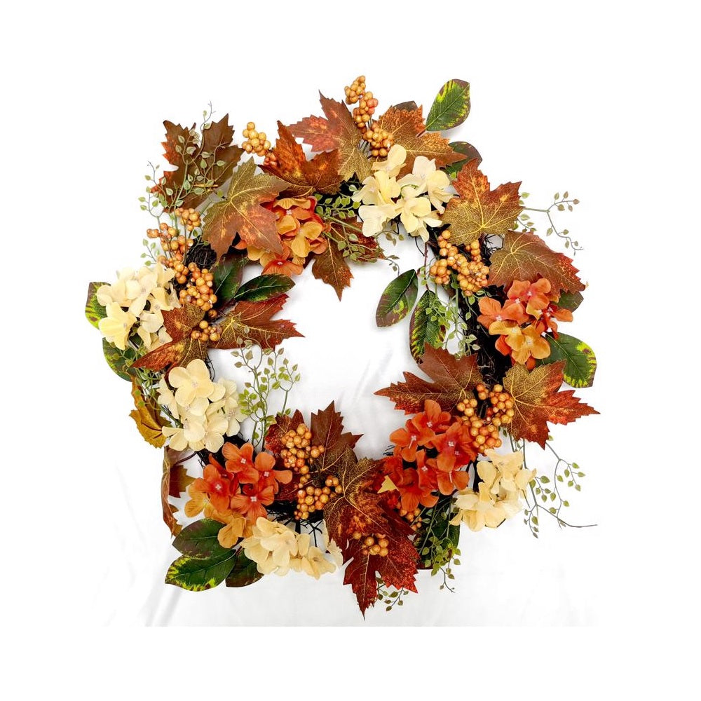 Celebrations B-22196B Harvest Pumpkin Wreath, 22 Inch