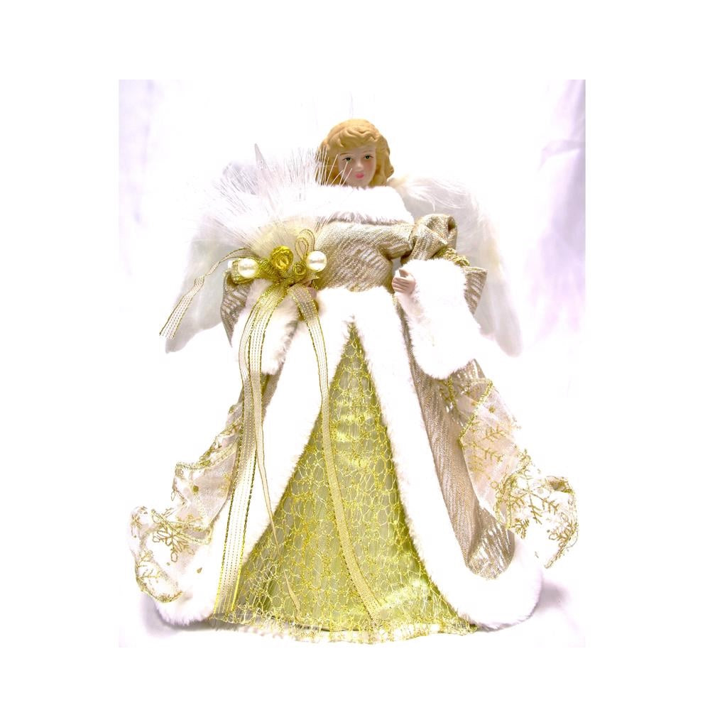 Celebrations A-7070A4 Christmas Tree Topper, 12 Inch, Gold