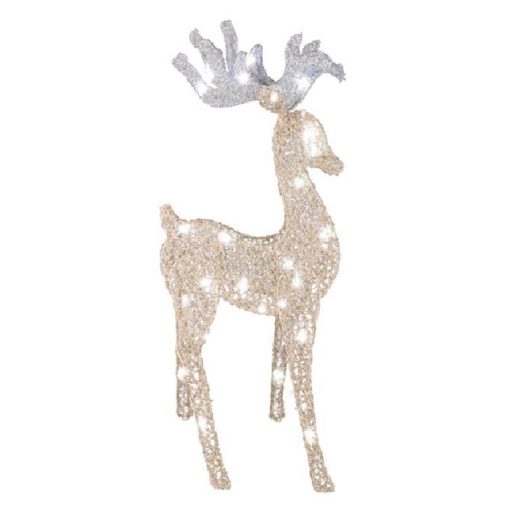 Gemmy 880336 Flat-tastics Starry Night A Frame Buck Yard Decor