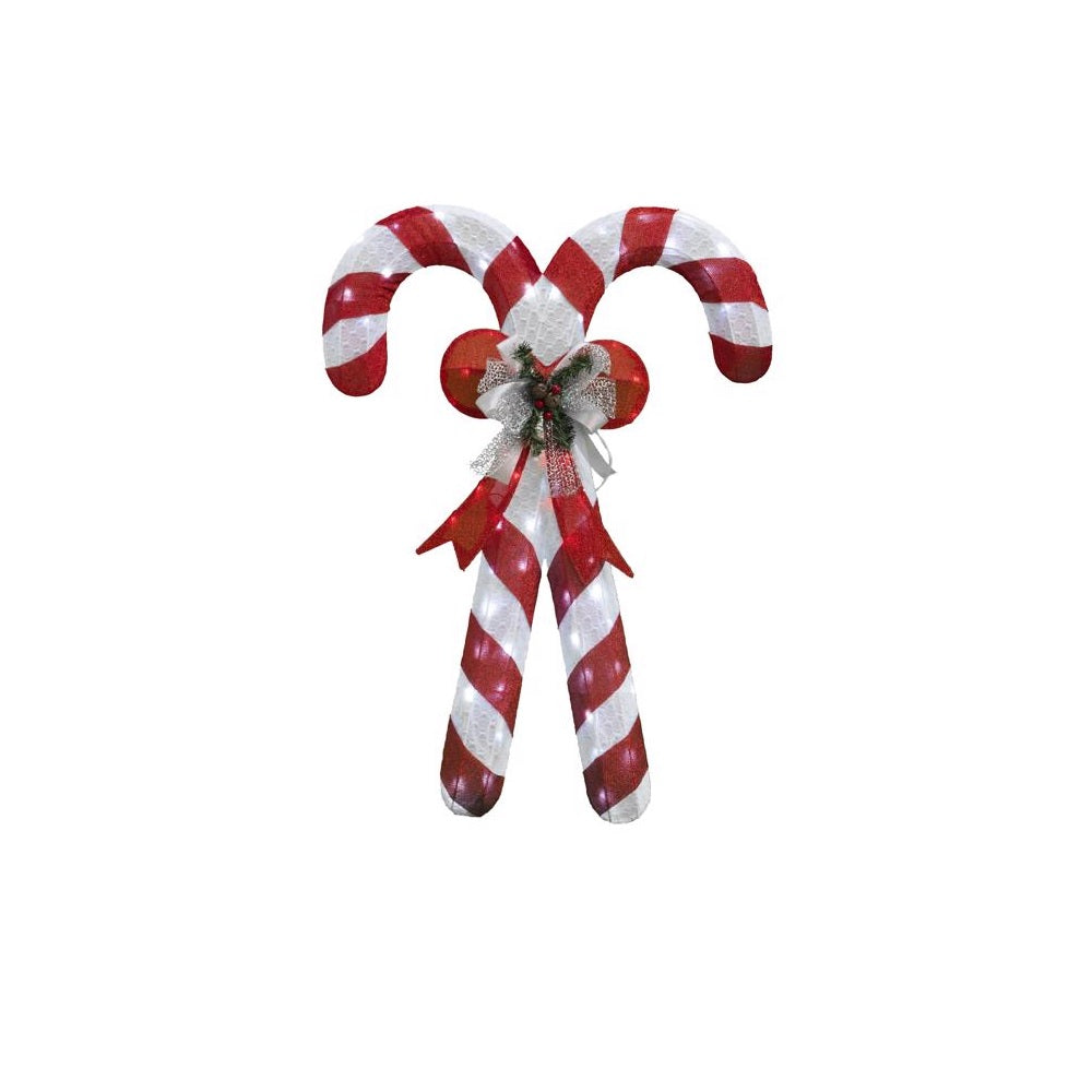 Celebrations DH102417 Christmas Lighted Candy Can Yard Decor, 42 Inch