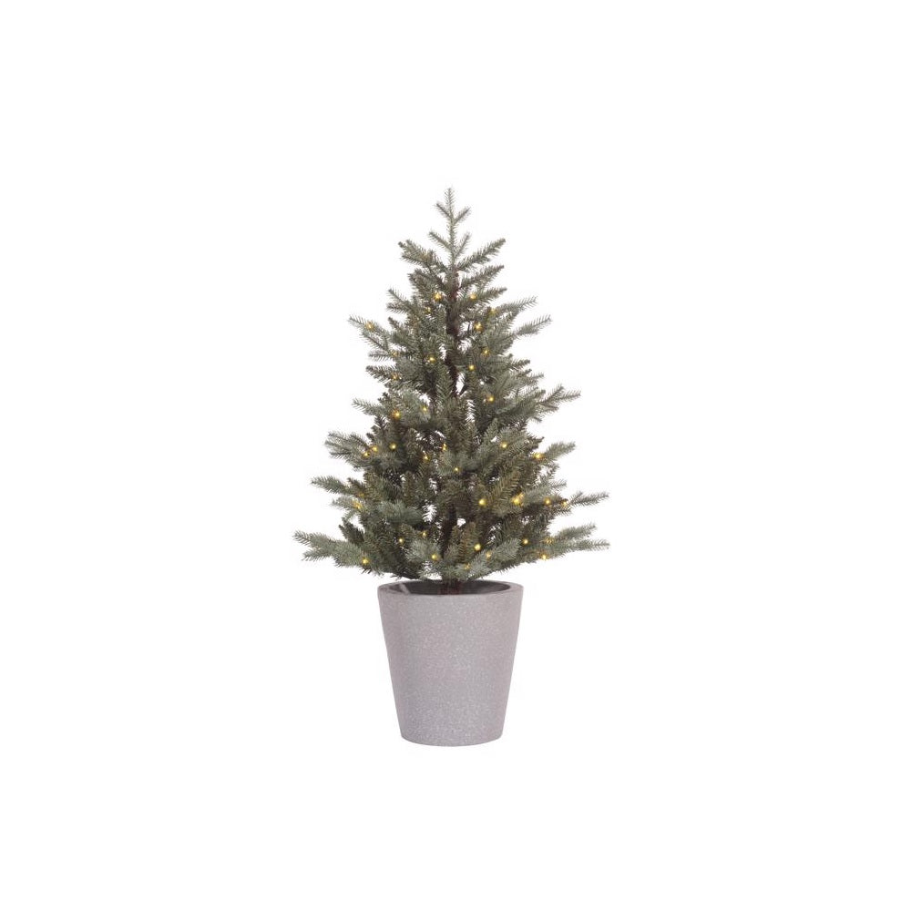 Celebrations 9690038 Misty Allison Pine Christmas Tree, 4 Feet