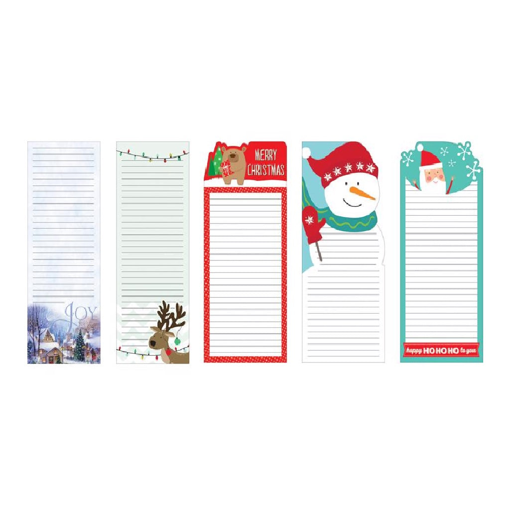 Paper Image CMPACS-3 Christmas Magnetic Memo Pad Cards