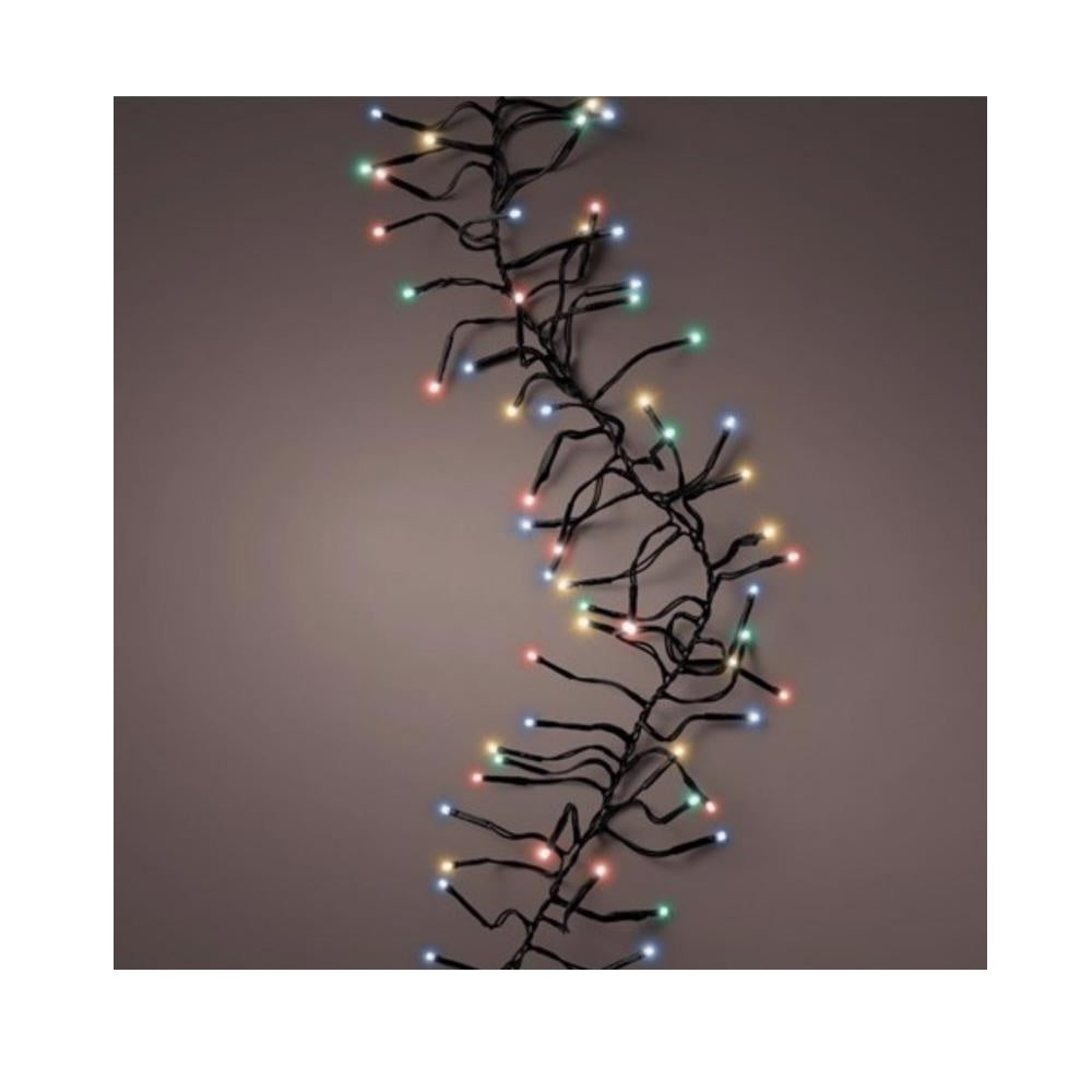 Celebrations 783042 LED String Christmas Lights, Multicolored, 250 ct