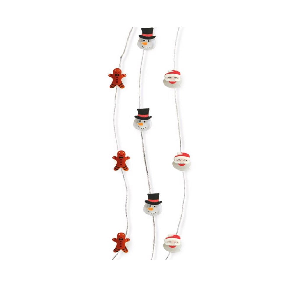 Celebrations 9922045 LED Novelty Christmas Lights, 6.2 Feet