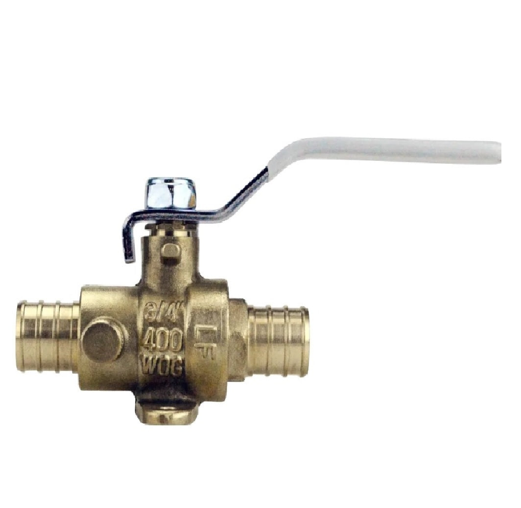 Apollo Valves APXV34WD Ball Valve with Drain and Mounting Pad
