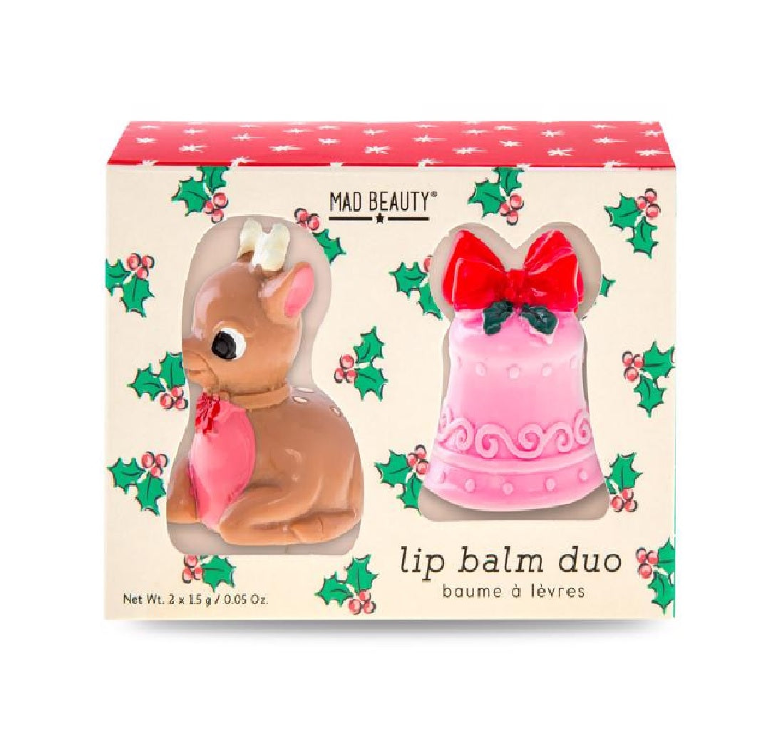 Mad Beauty RGRC-FG5125-12 Retro Christmas Lip Balm Duo