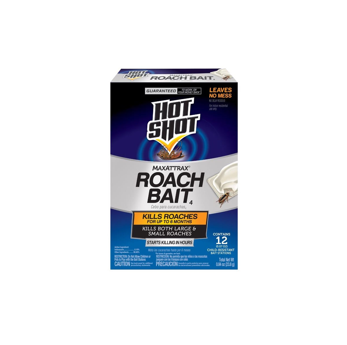 Hot Shot HG-96987 Indoor Roach Bait, 0.84 oz