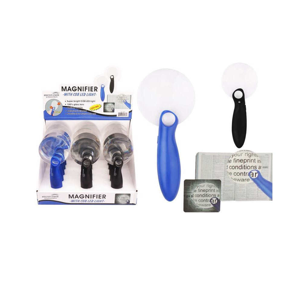 Diamond Visions 08-3281 Round LED Magnifying Glass