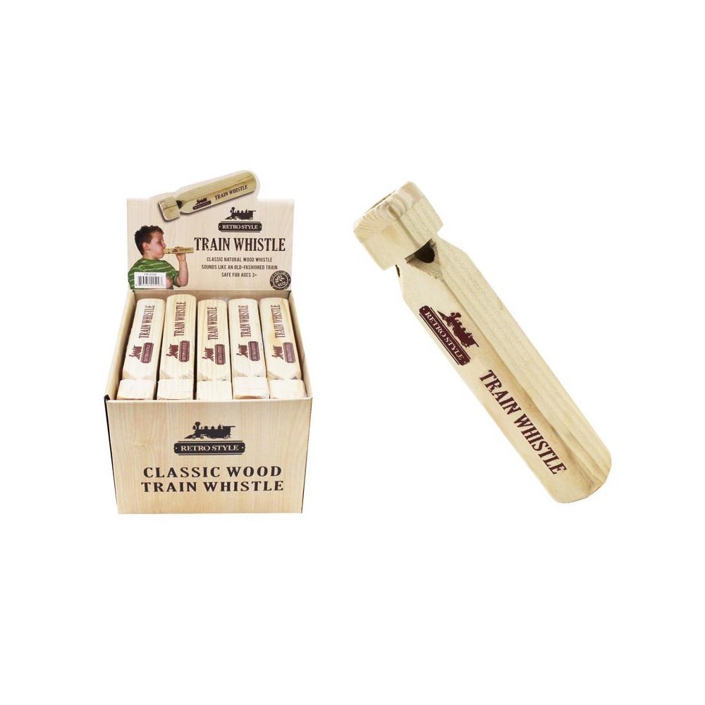 Diamond Visions TM-2599 Train Whistle, Wood, Natural