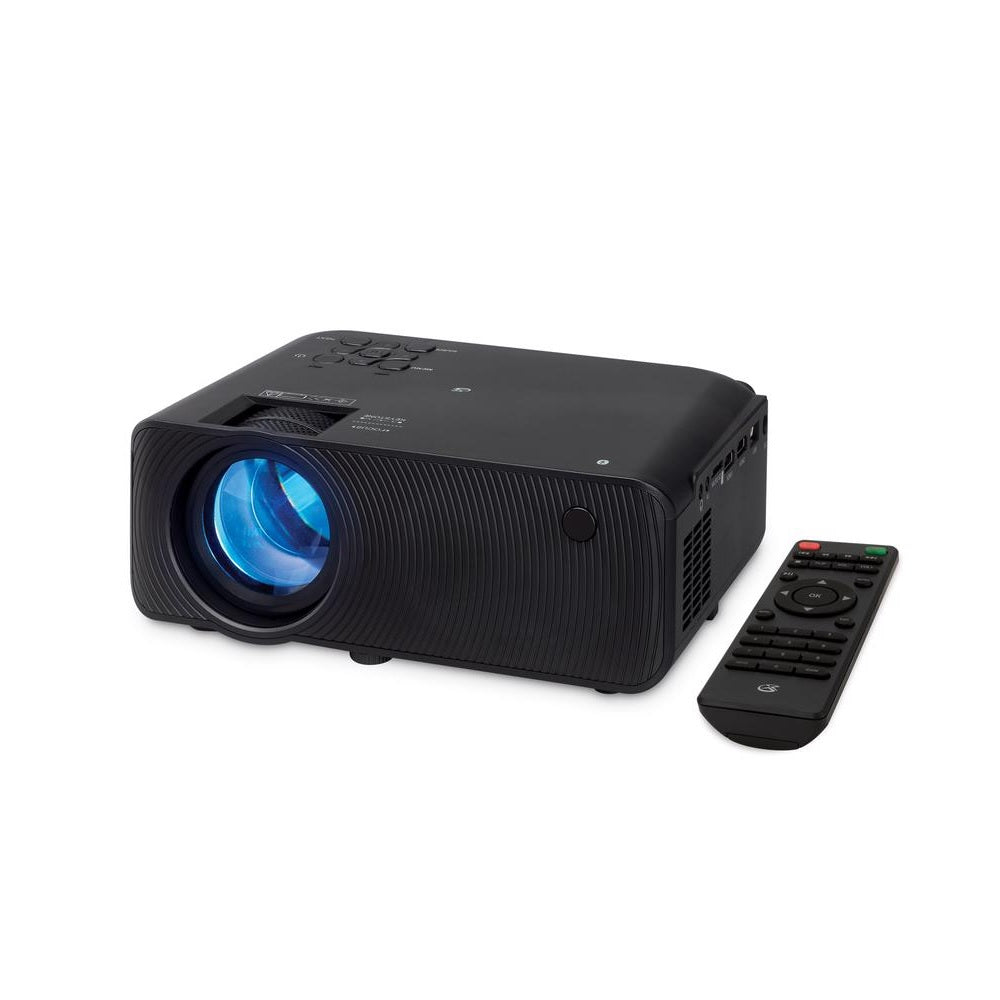GPX PJ609B Mini Projector with Bluetooth, Black