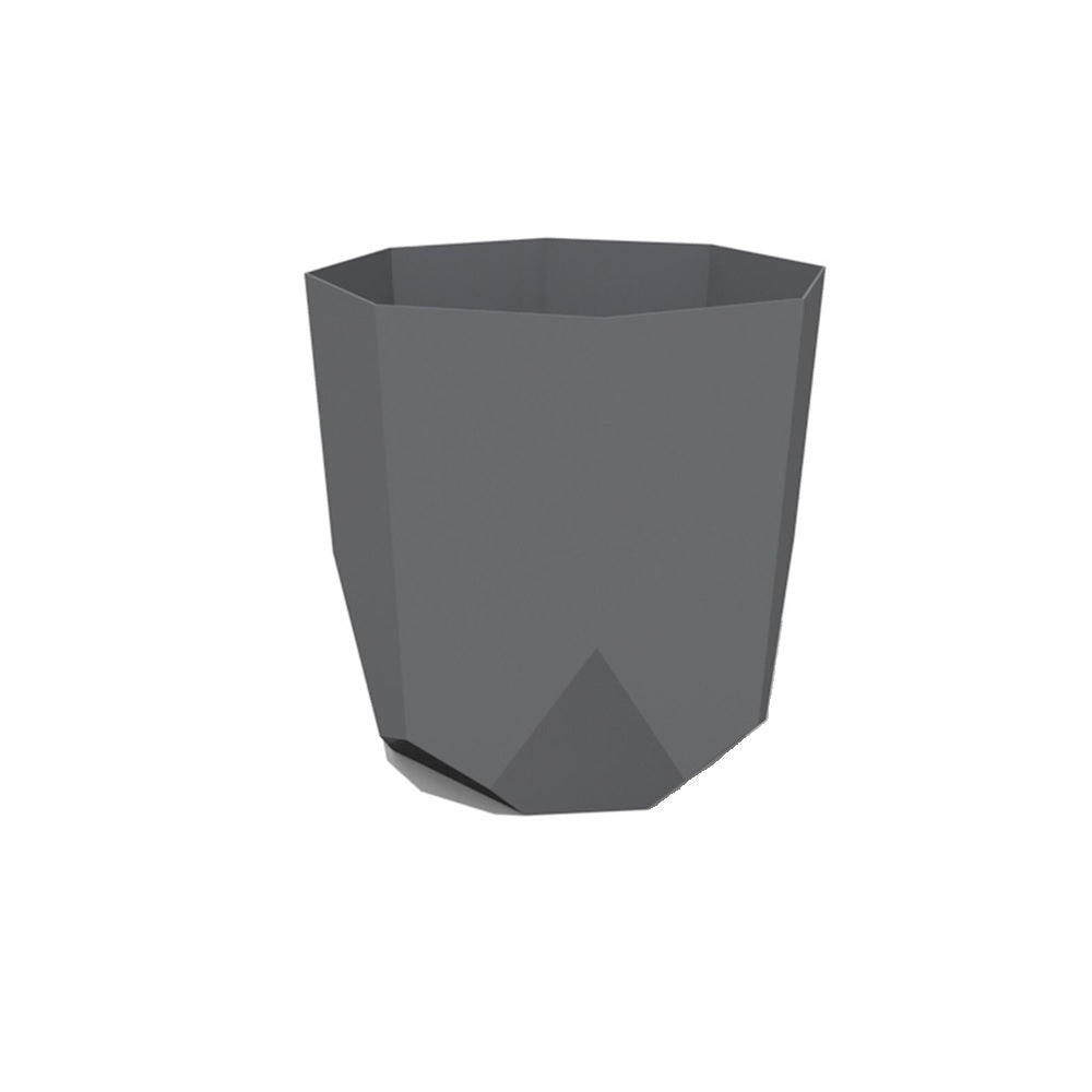 Bloem TXT10908 Hexagon Tuxton Planter, Charcoal, 10 Inch